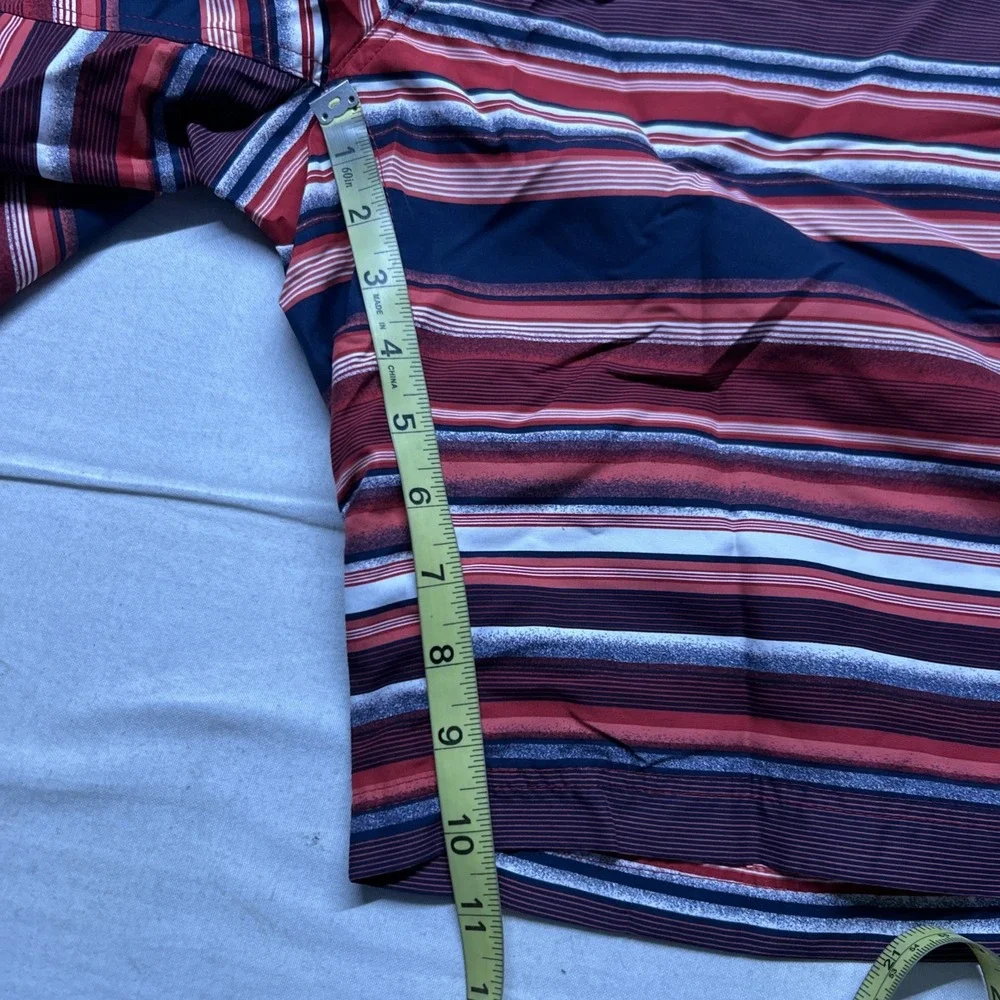 Columbia mens PFG Boarding Shorts 40 Beach Swimming Surfing Red Striped